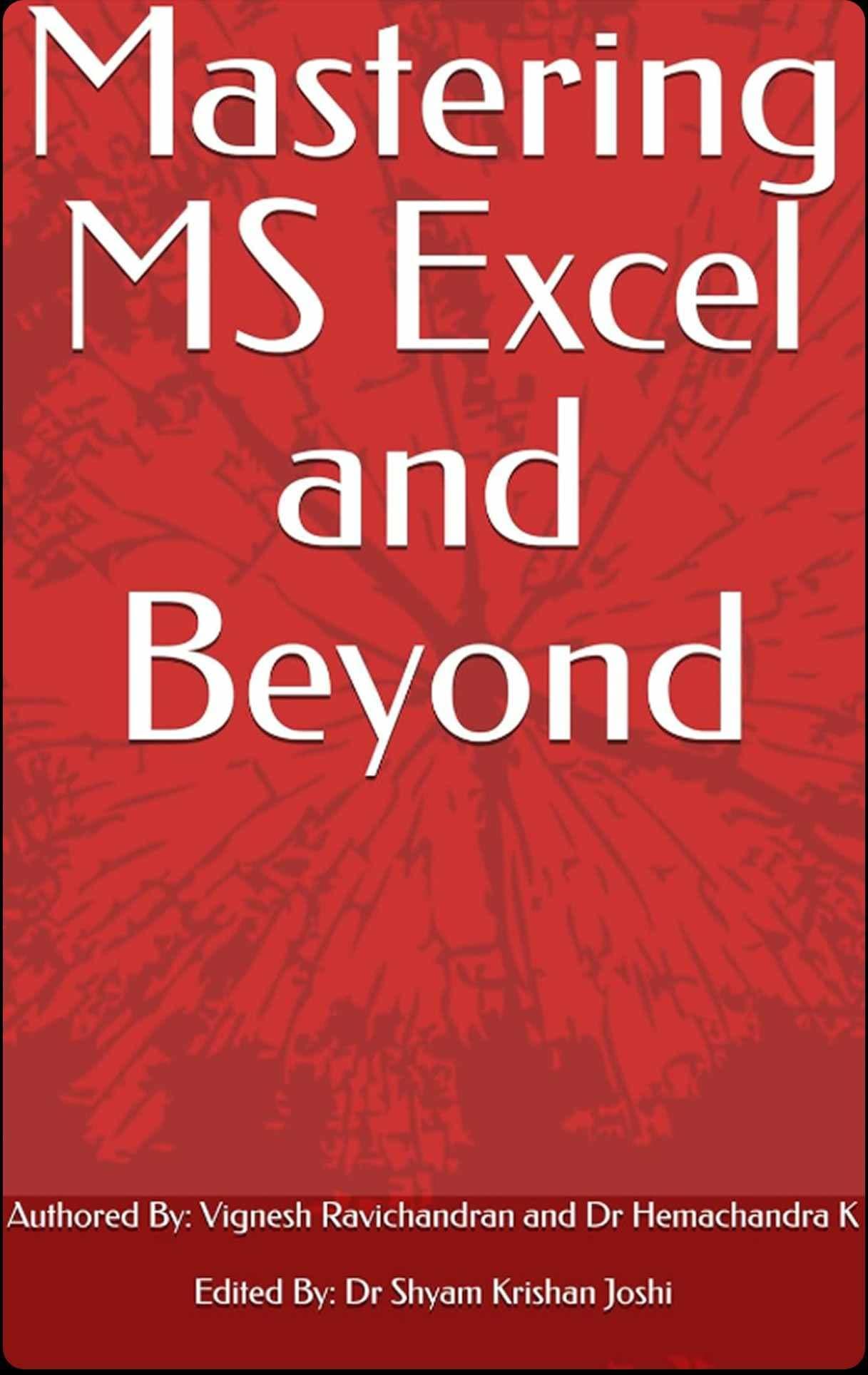 Cover of Mastering MS Excel and Beyond